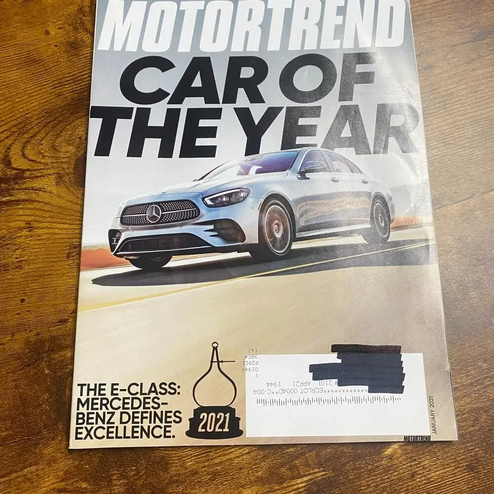 Motor Trend January 2021 Mercedes-Benz Car of the Year (Magazine: Automotive, Ca